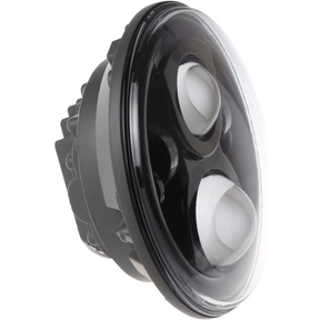 Eagle Lights 7" LED Headlight for Harley Davidson and Indian Motorcycles - Black / Generation II