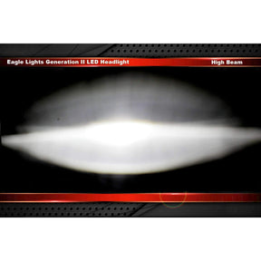 7” LED Headlights - Eagle Lights 8700CG2 Chrome Generation II LED Headlight For Harley Davidson*