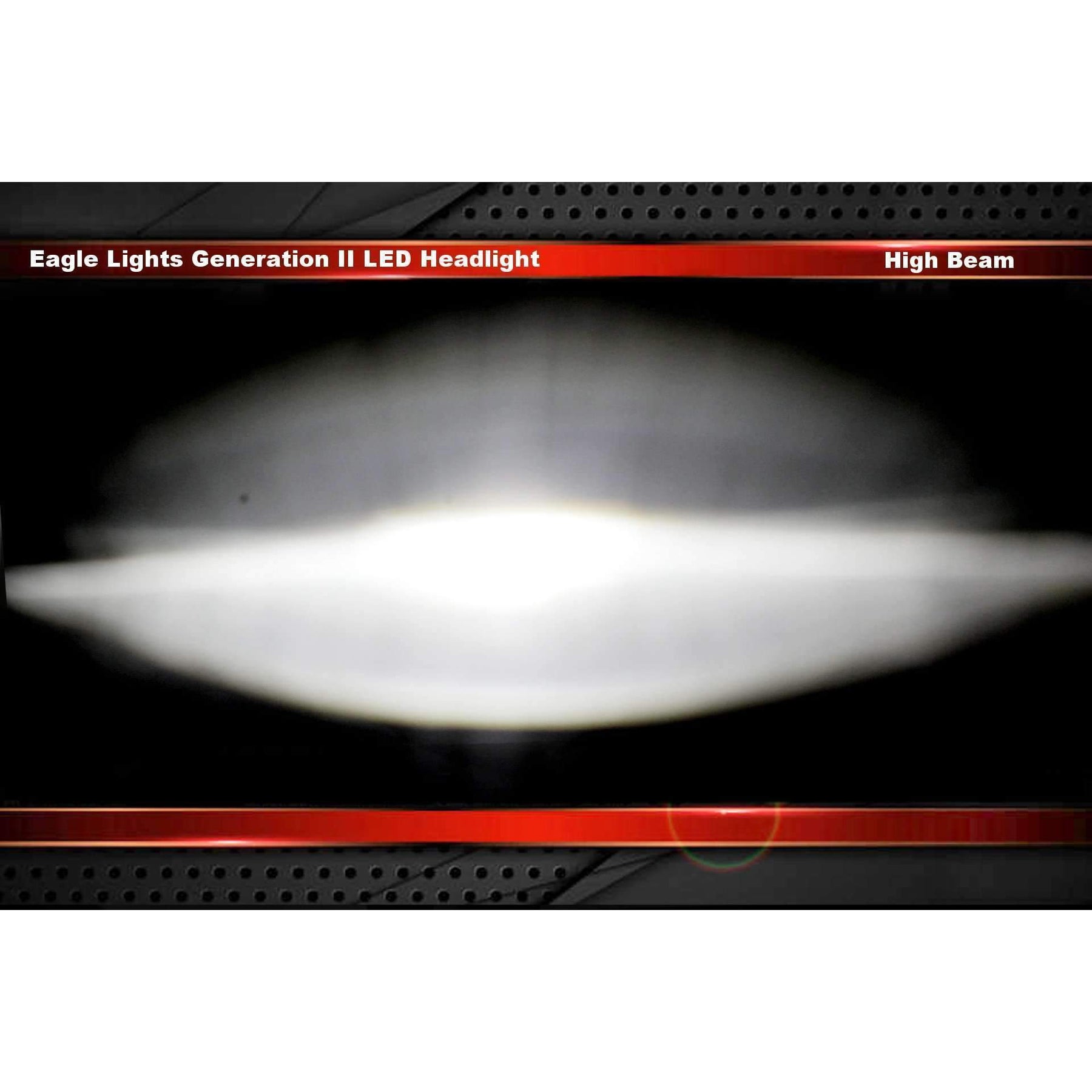 7” LED Headlights - Eagle Lights 8700BG2 Black Generation II Projection LED Headlight For Harley Davidson*