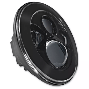 Eagle Lights 7" LED Headlight and 4.5" LED Passing Light Kit for Harley Davidson and Indian Motorcycles - Generation I / Black