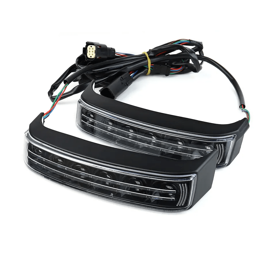 Eagle Lights Saddlebag LED Tail Lights with Turn Signals, Running Lights and Brake Lights for 2014 to Current Harley Davidson Touring Models