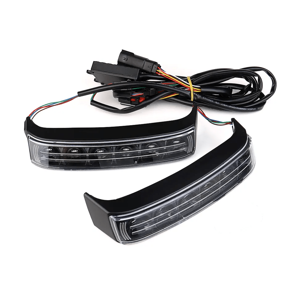 Eagle Lights Saddlebag LED Tail Lights with Turn Signals, Running Lights and Brake Lights for 2014 to Current Harley Davidson Touring Models