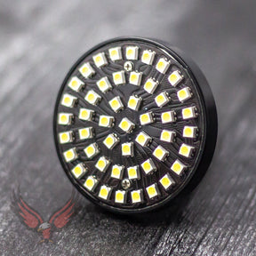 Eagle Lights SUNBURST 2" LED Turn Signals (Front (1157) and Rear (1156) LED Turn Signal Kit) For Harley Davidson