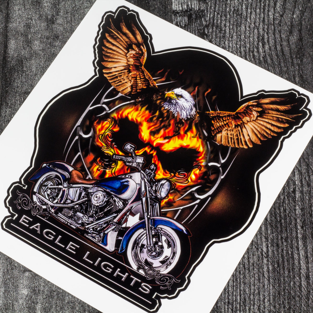 Eagle Lights "Flaming Eagle" Sticker / Decal