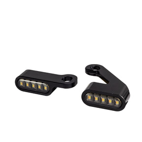 Eagle Lights SLIM LINE Front LED Turn Signals for Harley Davidson, Honda, Yamaha and Triumph Motorcycles