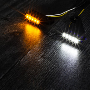Eagle Lights SLIM LINE Front LED Turn Signals for Harley Davidson, Honda, Yamaha and Triumph Motorcycles