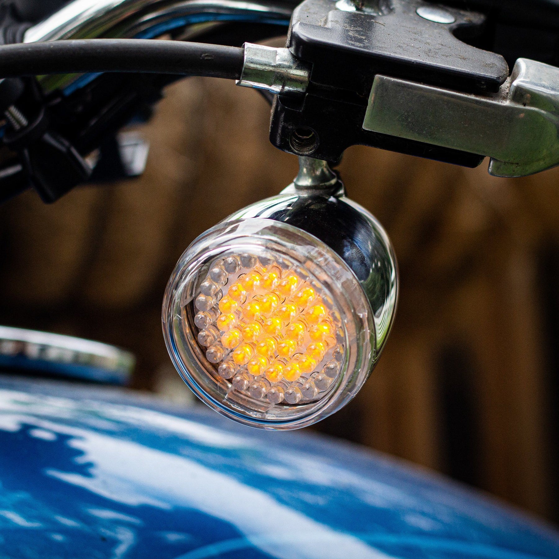 2” LED Turn Signal Kits - Eagle Lights 2” LED Turn Signal Kit For Harley Davidson - (Bikes W/ Rear Center Tail Light) -(2) Front Turn Signals, (2) Rear Red Turn Signals (1156)