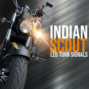 Indian Scout SUNBURST LED Turn Signals - Pair