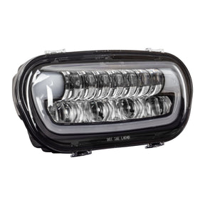 Eagle Lights BRITE AF LED Headlight for 2008 - 2023 Harley Davidson Fat Bob Models