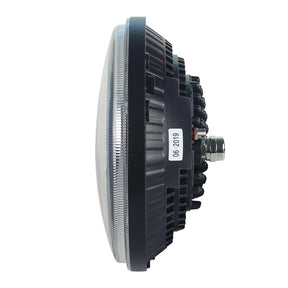 Jeep LED Lighting - Eagle Lights Sunburst Jeep Wrangler LED Headlights With Amber Turn Signals