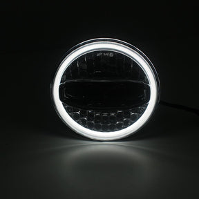 Jeep LED Lighting - Eagle Lights Sunburst Jeep Wrangler LED Headlights With Amber Turn Signals