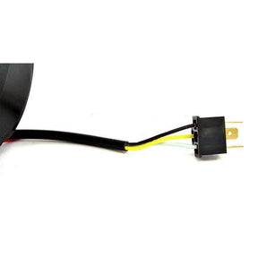 7” LED Headlight Kits - Eagle Lights 8700 7" Round Chrome Jeep Wrangler LED Projection Headlight Kit With Anti-flicker Harnesses