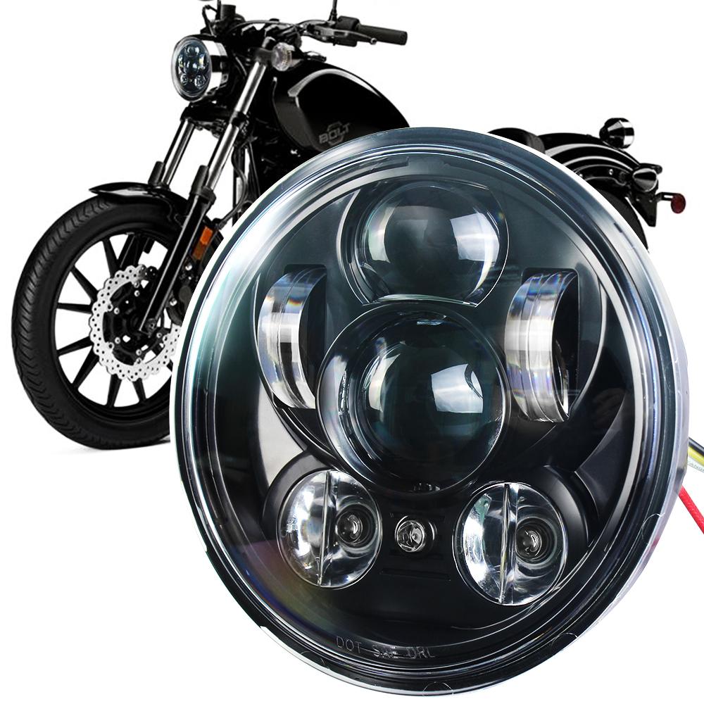 Lights 5 3/4" LED Headlight for Yamaha Bolt, Raider, Roa