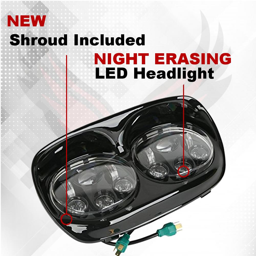 Eagle Lights Road Glide 1998 - 2013 LED LED Projection Headlight for H