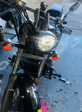 Eagle Lights LED Headlight and Mounting Kit for Honda Shadow / Rebel