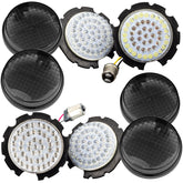 Eagle Lights 2” Front and Rear LED Turn Signal and Running Light Kit for Honda VTX - Generation I / 1157 Front / 1156 Amber Rear