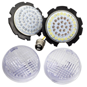 Eagle Lights LED Turn Signal and Halo Running Light Kit with Lenses for Honda VTX Motorcycles