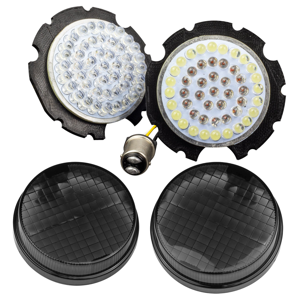 Eagle Lights LED Turn Signal and Halo Running Light Kit with Lenses for Honda VTX Motorcycles