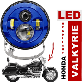 Eagle Lights 1997-2003 Honda Valkyrie Standard and Touring Models Round Projection LED Headlight