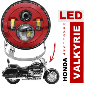 Eagle Lights 1997-2003 Honda Valkyrie Standard and Touring Models Round Projection LED Headlight
