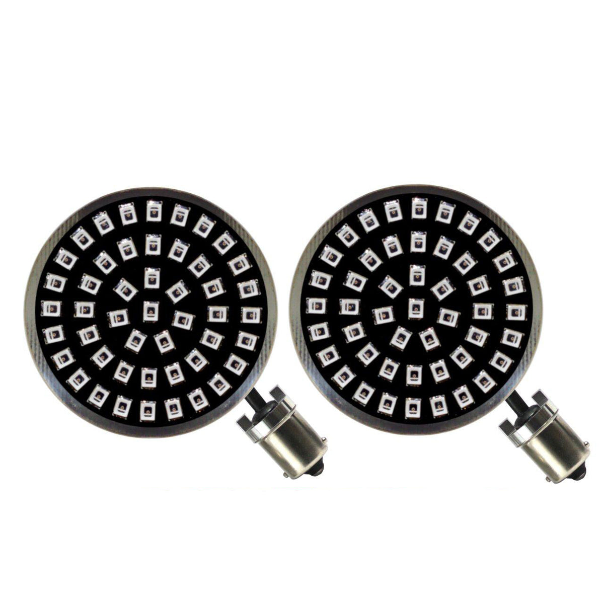 Eagle Lights Midnight Edition Generation II LED Premium Red Rear Turn Signals - 1156 Base