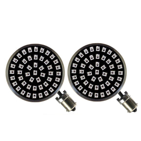 Eagle Lights Midnight Edition Generation II LED Premium Red Rear Turn Signals - 1156 Base