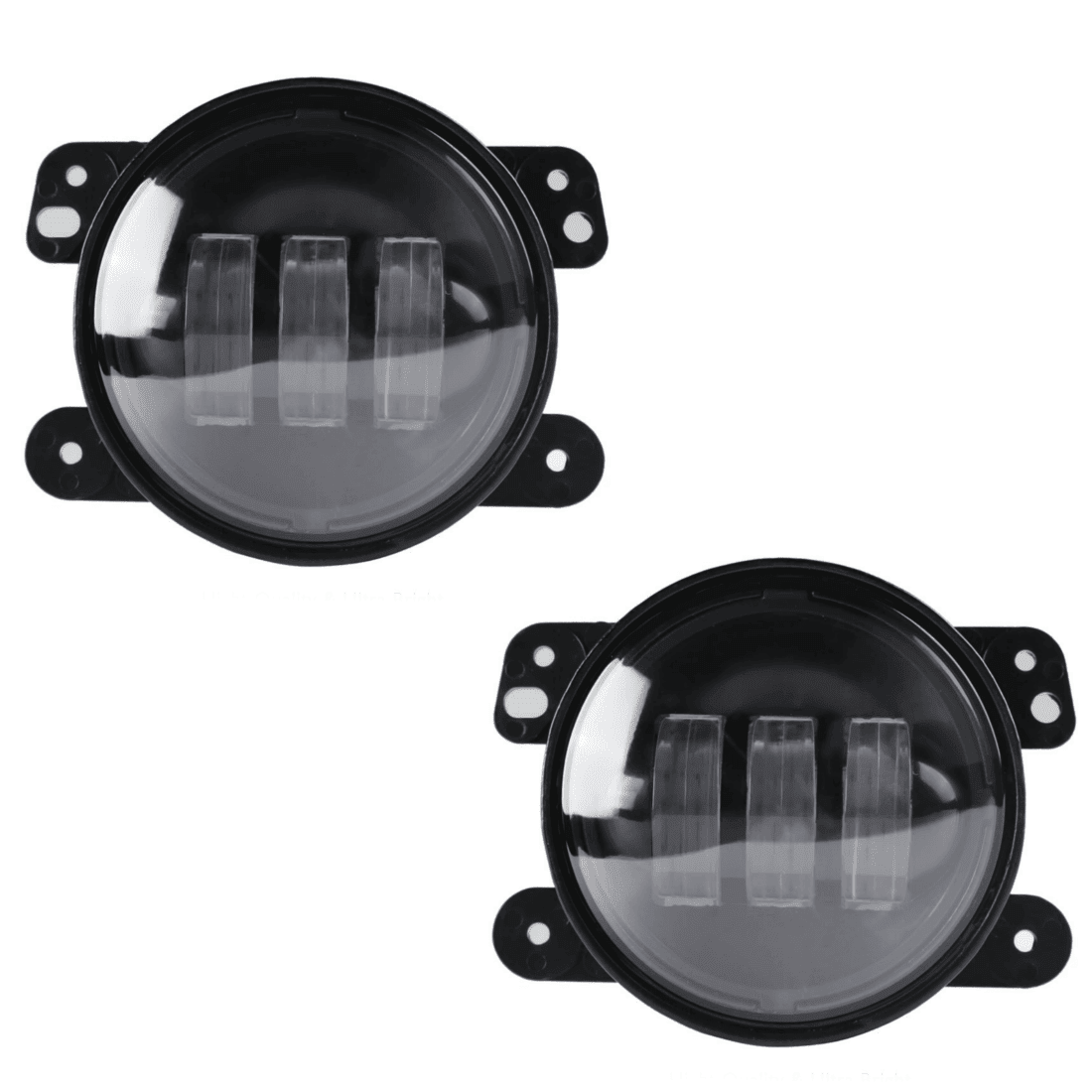 Jeep LED Lighting - Eagle Lights 8700JP LED Fog Lights With Housing For Jeep Wrangler