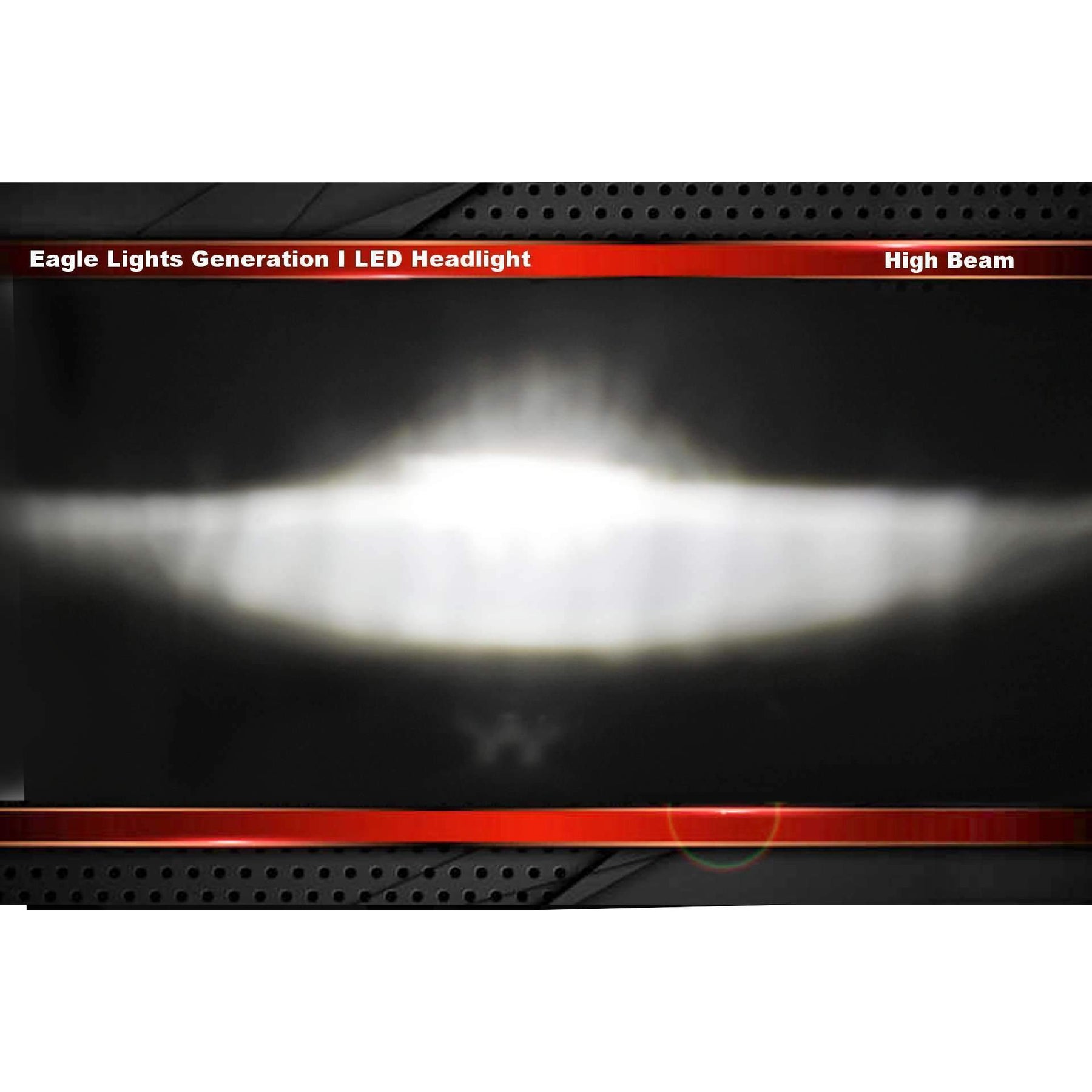 7” LED Headlights - Eagle Lights Black 7" Harley LED Projection Headlight For Harley Davidson Motorcycles*