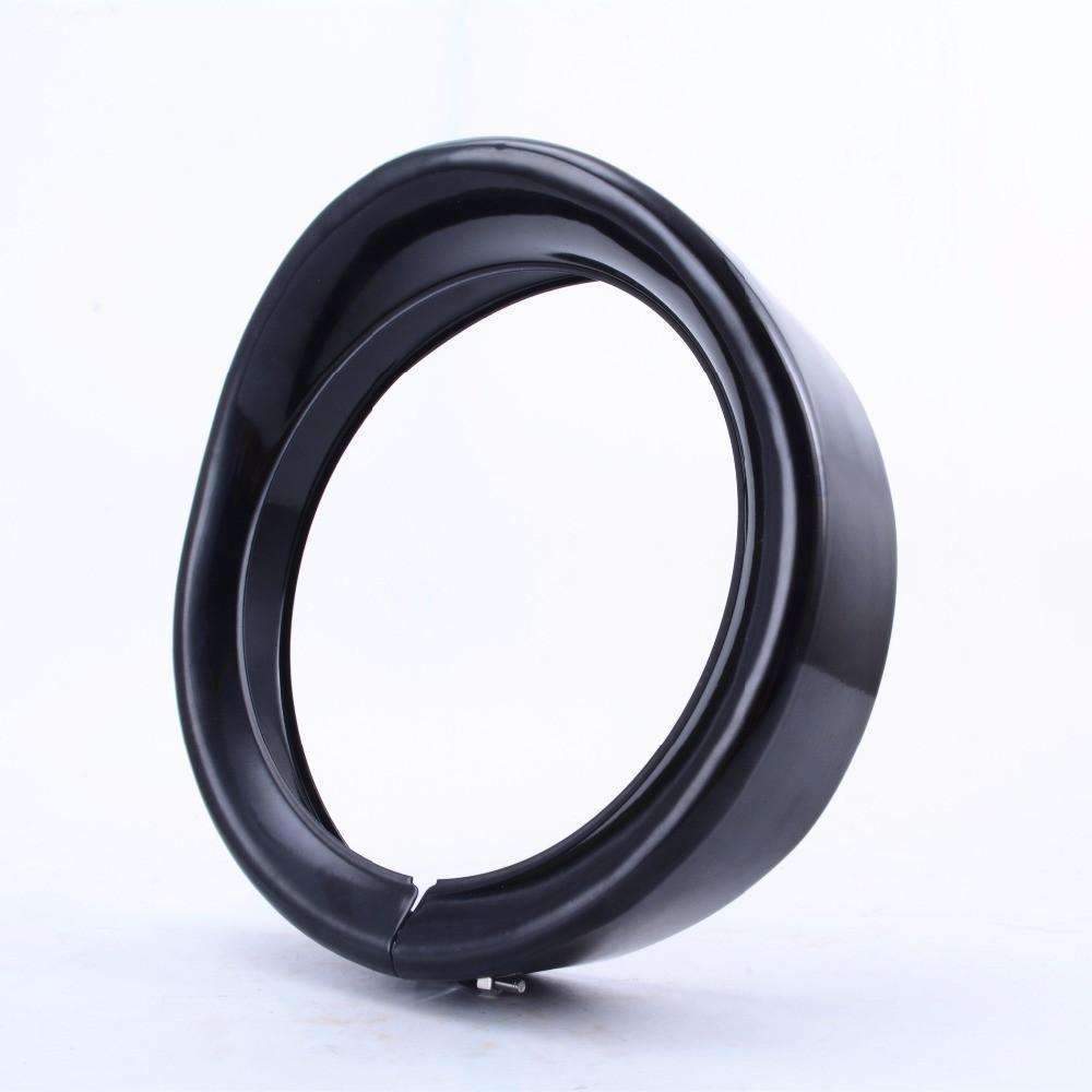 Eagle Lights Headlight 7 French Ring for Harley Davidson EagleLights