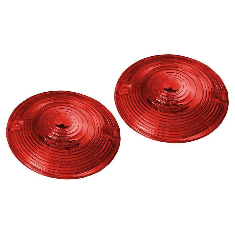 LED Turn Signal Accessories - Eagle Lights Replacement Lenses For 3 1/4" Flat Style Turn Signals