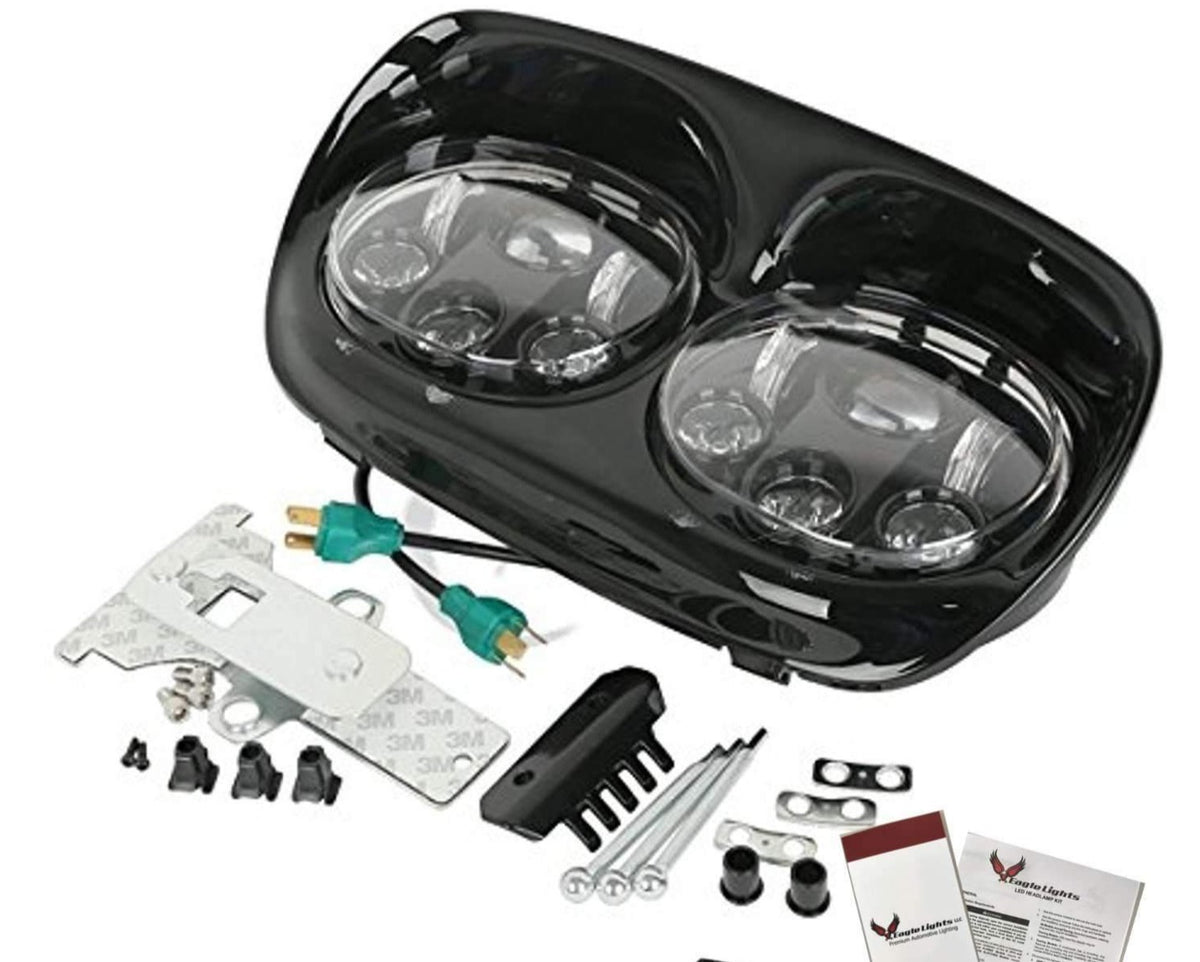 Road Glide LED Headlights - Eagle Lights Road Glide 1998 - 2013 LED LED Projection Headlight For Harley Davidson Road Glide*