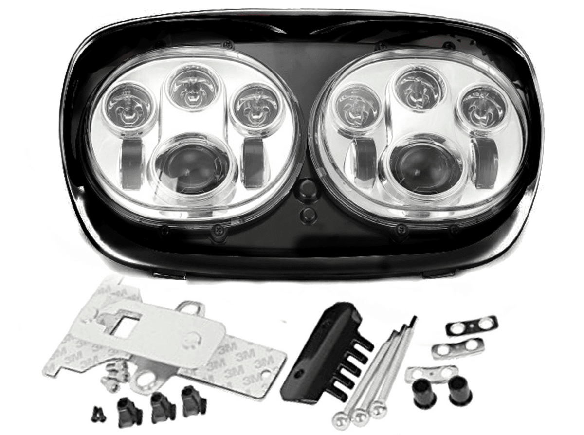 Road Glide LED Headlights - Eagle Lights Road Glide 1998 - 2013 LED LED Projection Headlight For Harley Davidson Road Glide*