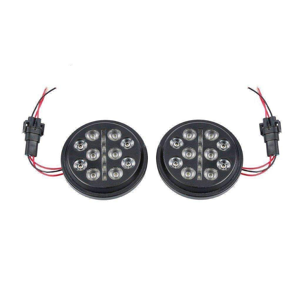 4.5” LED Passing Lights - Eagle Lights Slim Line 4.5" Auxiliary / Passing LED Lights For Harley Davidson And Indian Motorcycles - Plug And Play Connection
