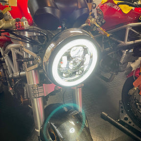 Eagle Lights 7" LED Headlight Kit for Ducati Monster Models