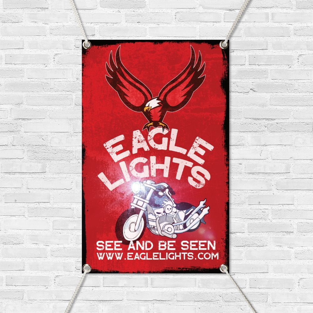 Eagle Lights 4' x 6' Banner