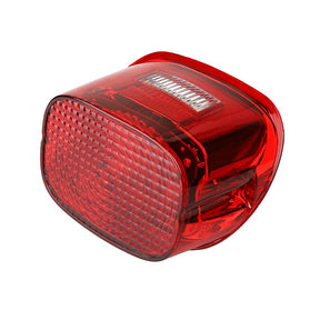 Eagle Lights Flashing Strobe Squareback LED Tail Brake Light Kit for Harley Davidson - with Plate Window