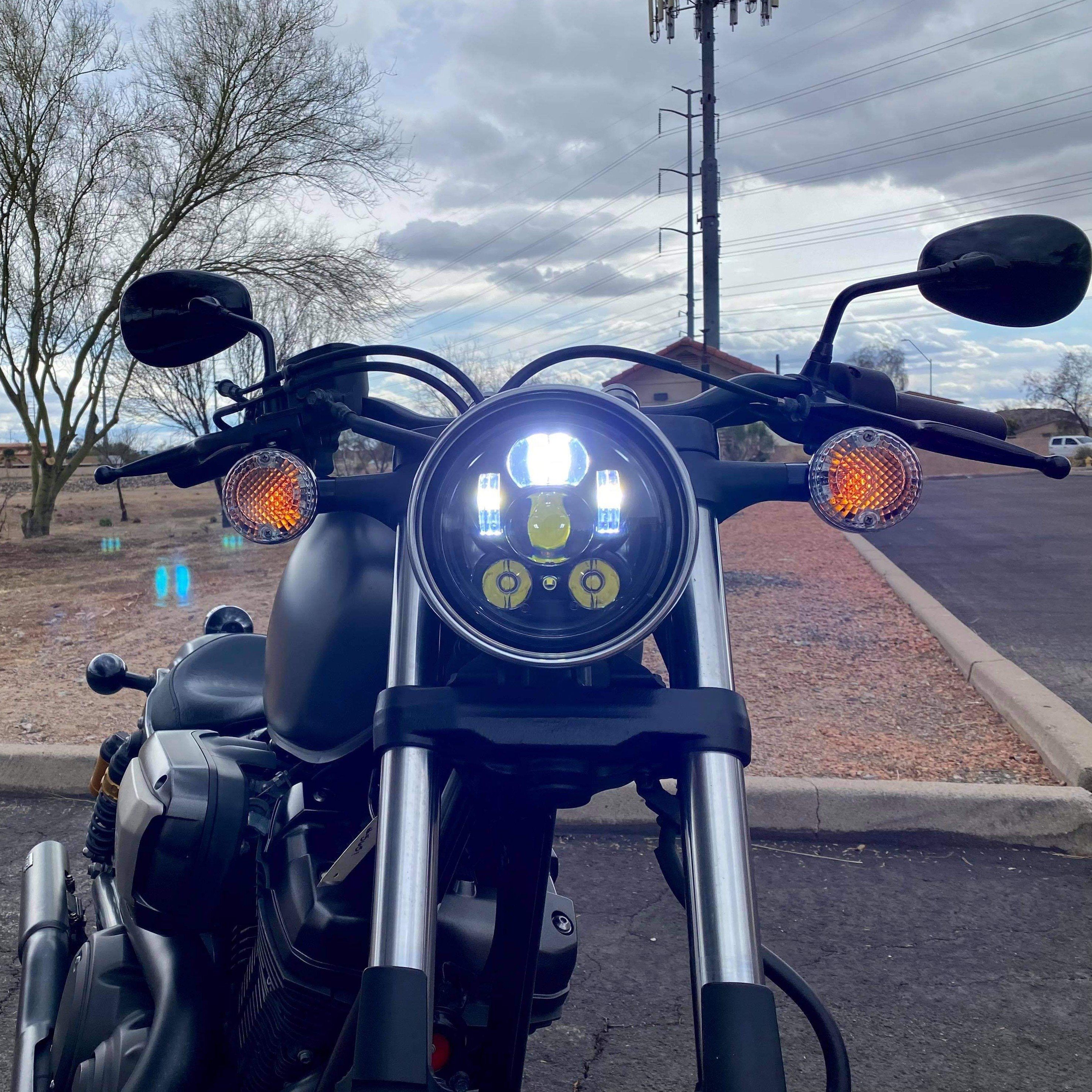 Eagle Lights 5 3 4 LED Headlight for Yamaha XVS650 Bolt Raider Roa EagleLights