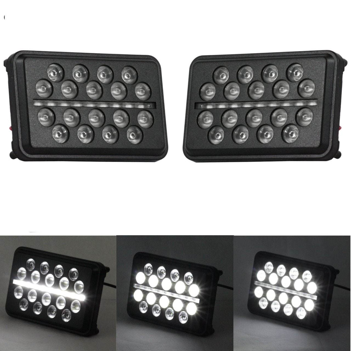 4 X 6 LED Headlights 