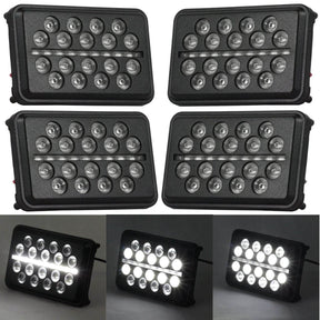 4 X 6 LED Headlights - Eagle Lights 4" X 6" SLIM LINE Multi LED Projection Headlight