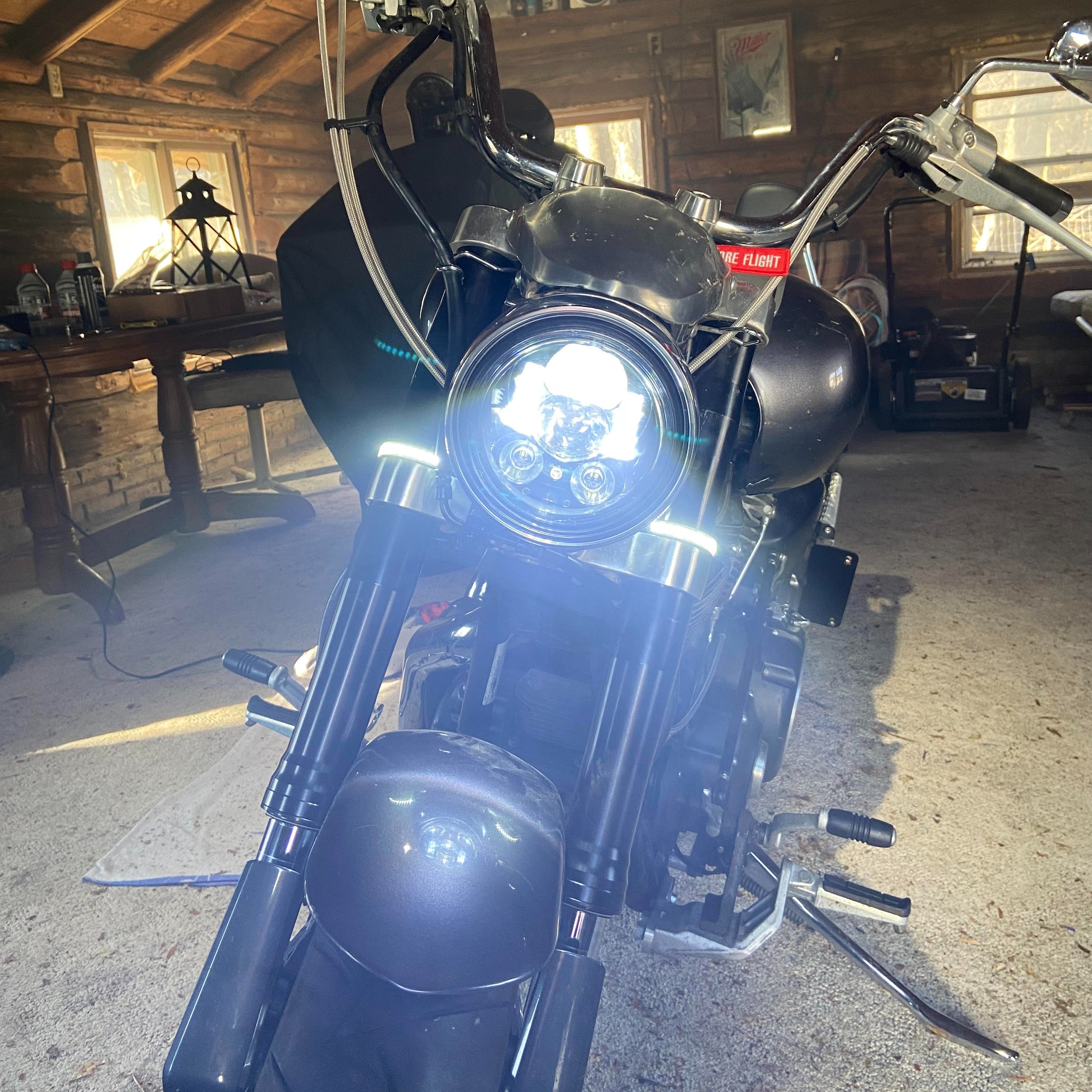 Eagle Lights 5 3 4 Chrome LED Headlight for Yamaha Xvs650 Bolt Raider Road Star Stryker Models