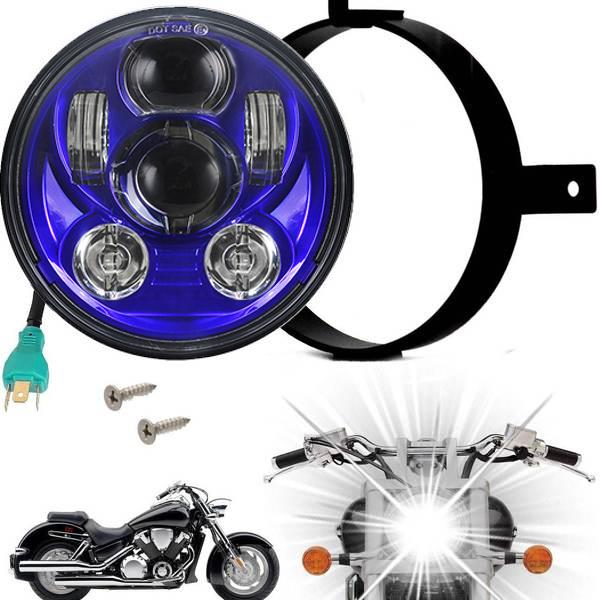 Eagle Lights Generation III LED Headlight For Honda VTX 1300 and 1800 - Includes VTX Bracket and Hardware